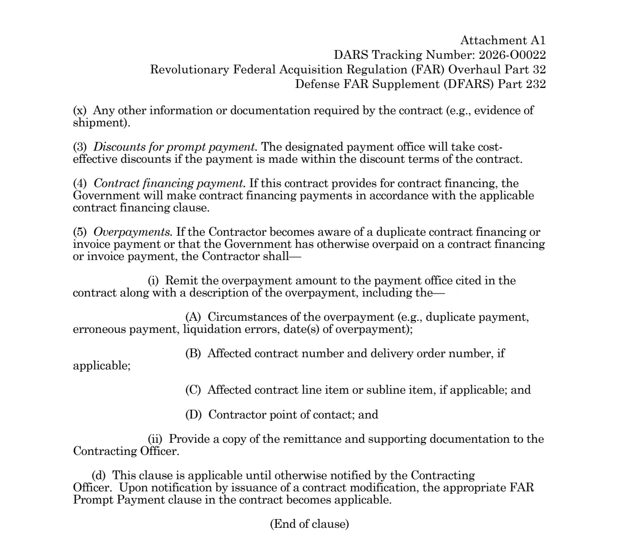 Source page for 252.232-7011