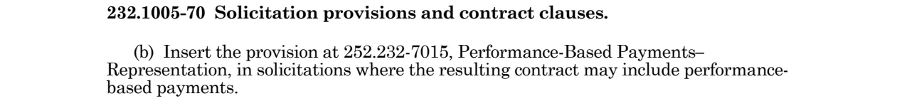 Prescription for 252.232-7015