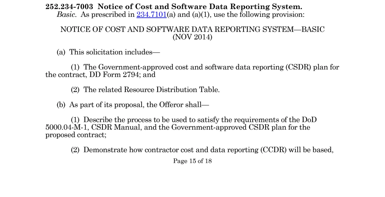 Source page for 252.234-7003