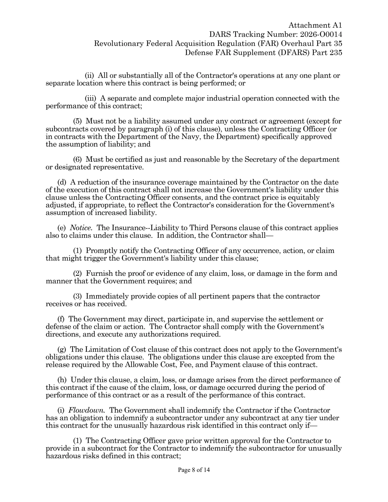 Source page for 252.235-7001