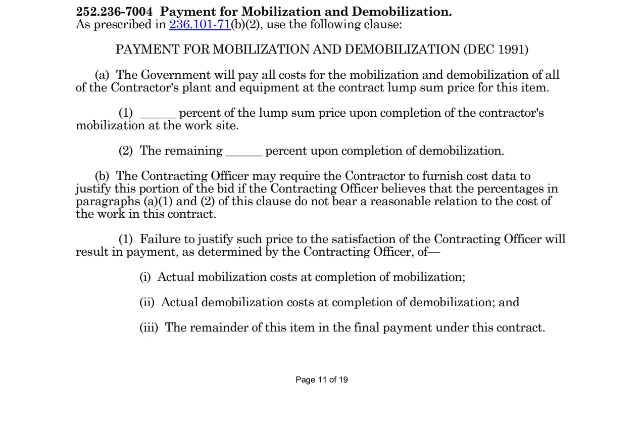 Source page for 252.236-7004