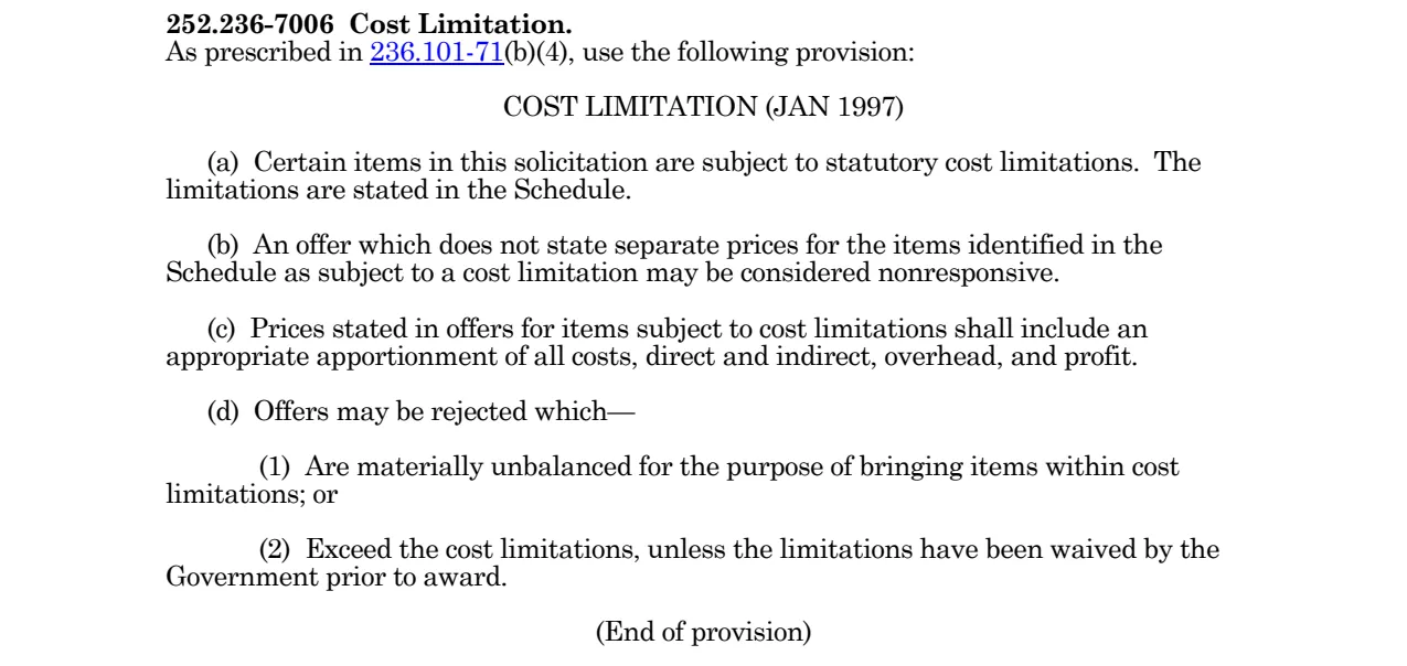 Source page for 252.236-7006
