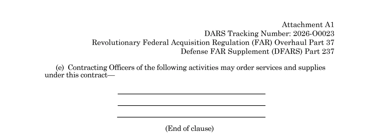 Source page for 252.237-7003