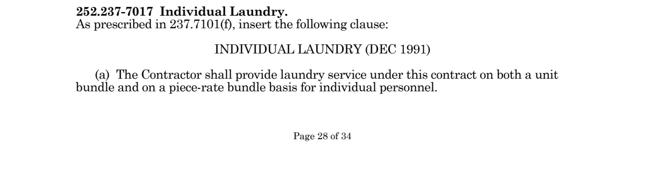 Source page for 252.237-7017