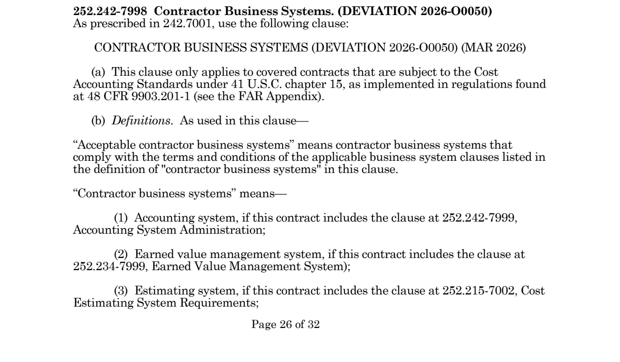 Source page for 252.242-7998