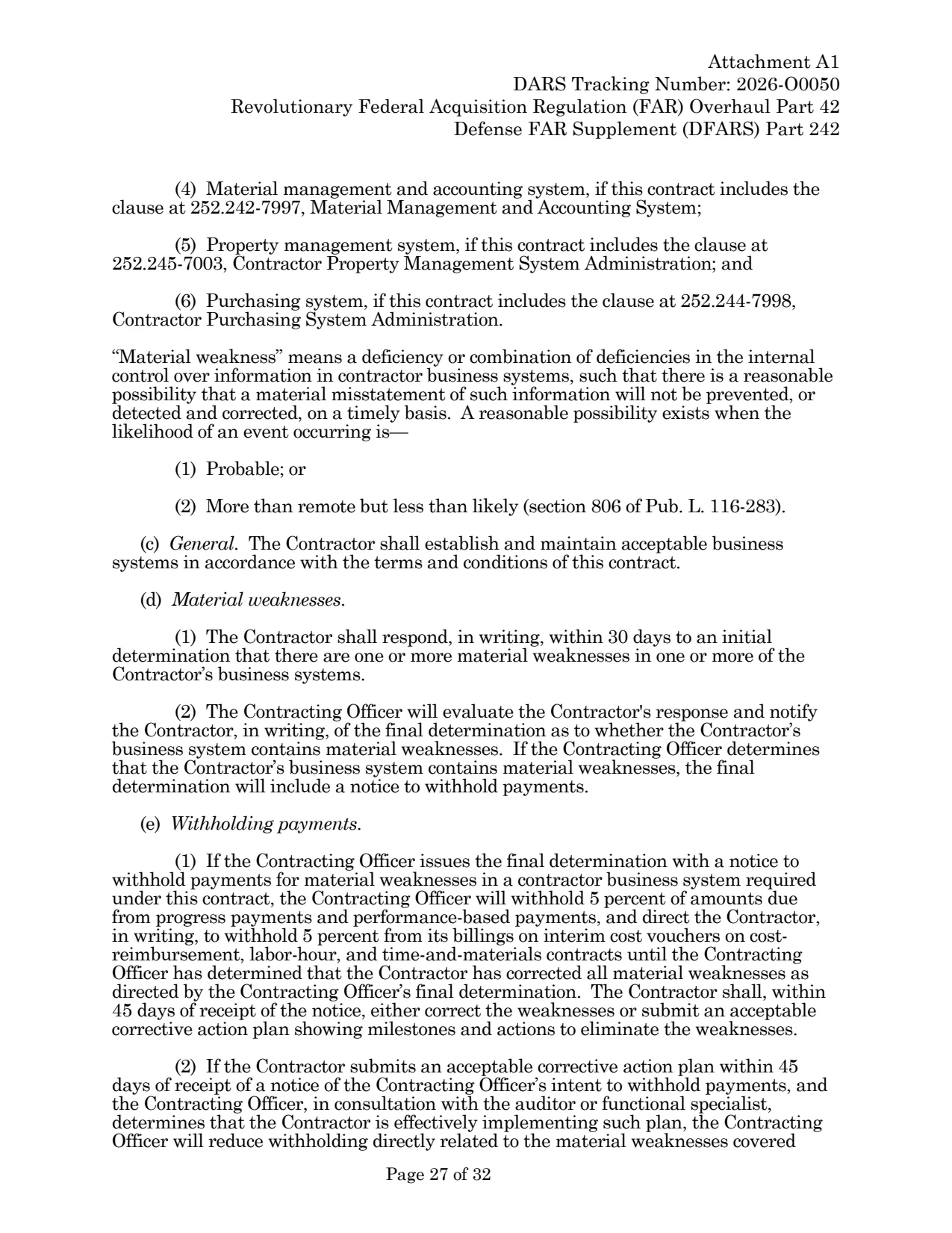 Source page for 252.242-7998