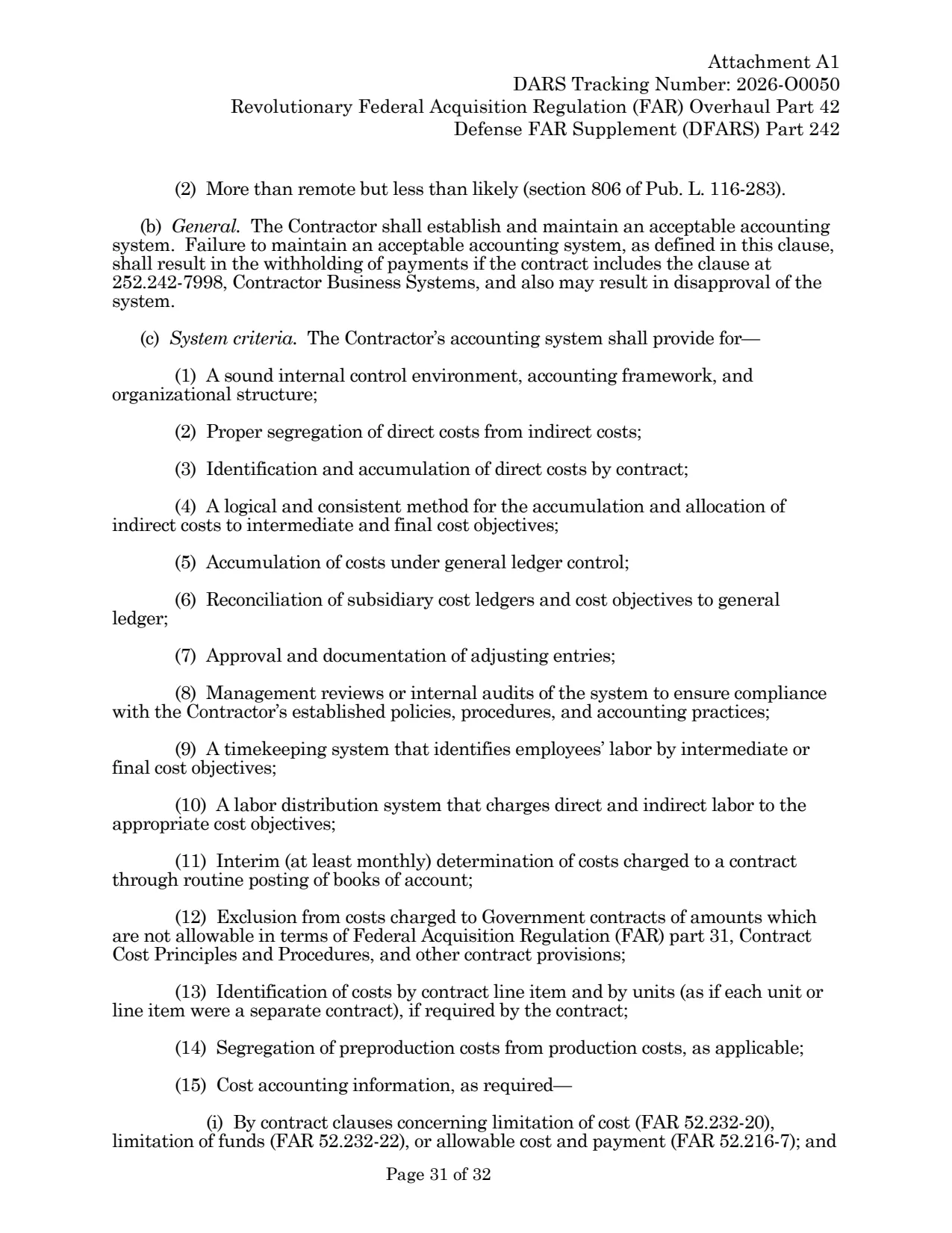 Source page for 252.242-7999