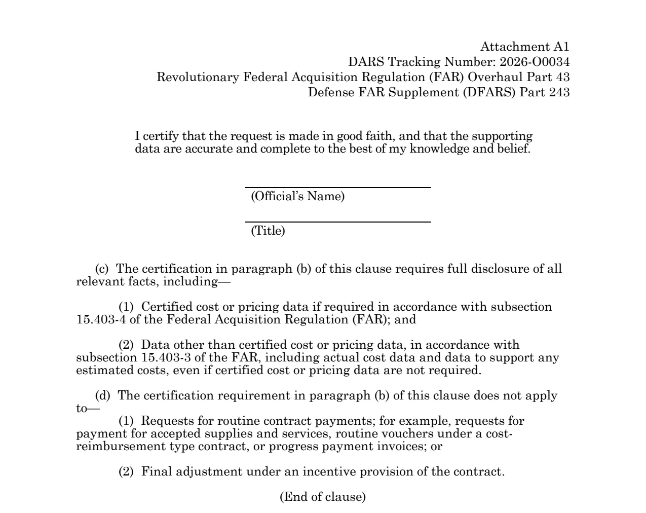 Source page for 252.243-7002