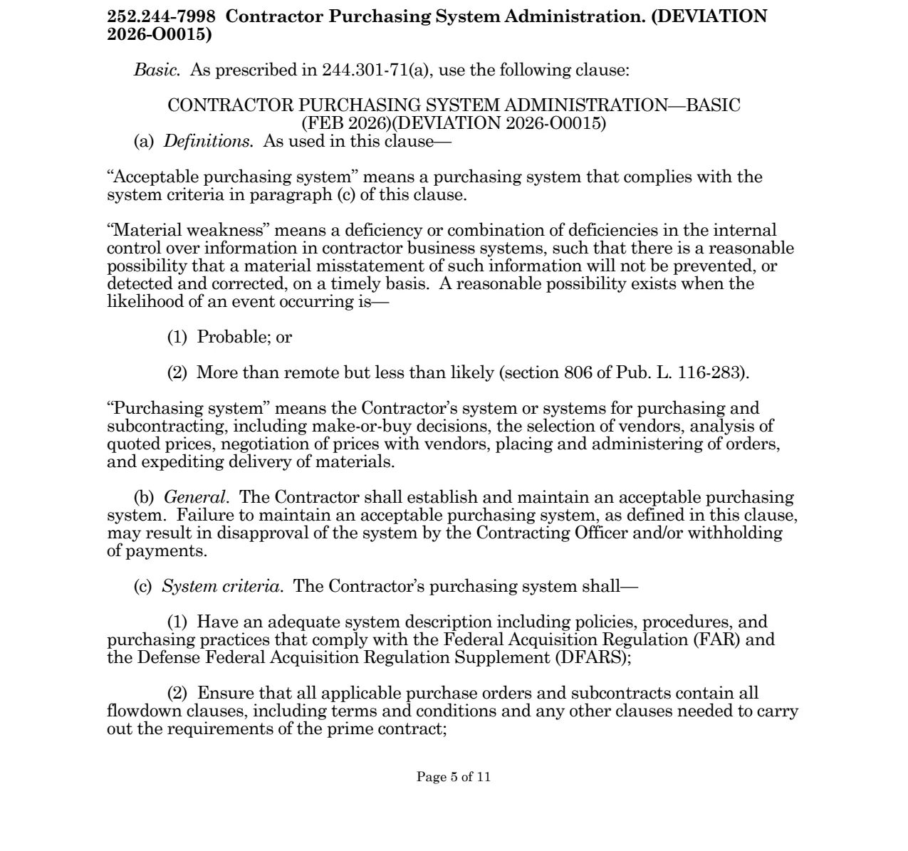 Source page for 252.244-7998