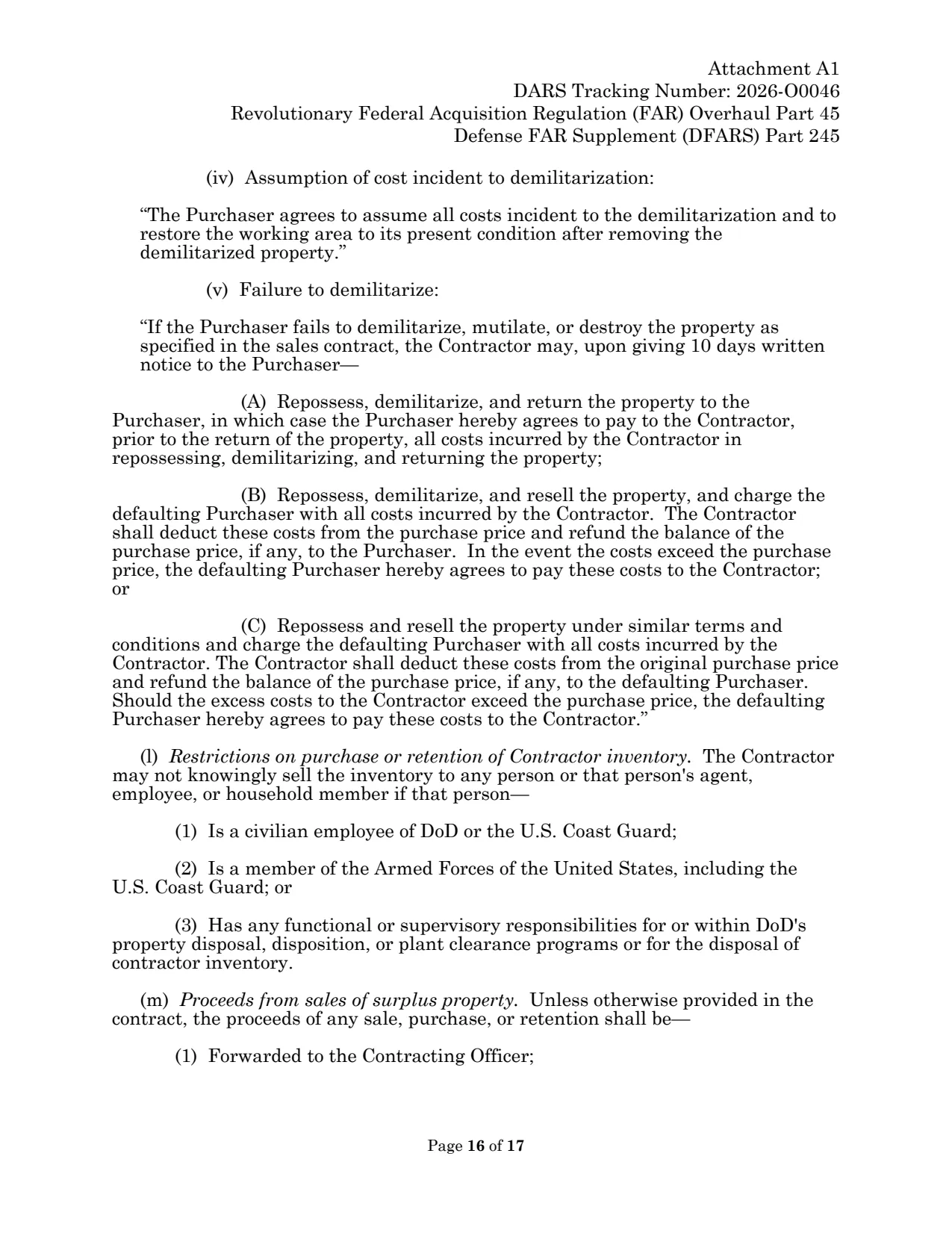 Source page for 252.245-7005