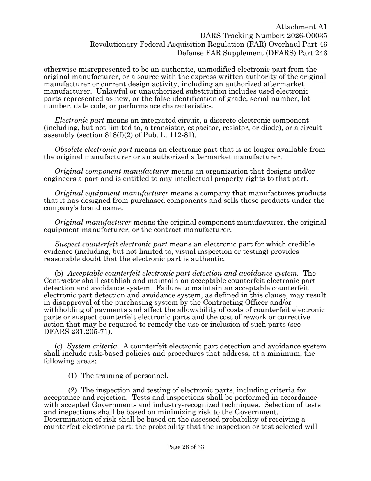 Source page for 252.246-7007