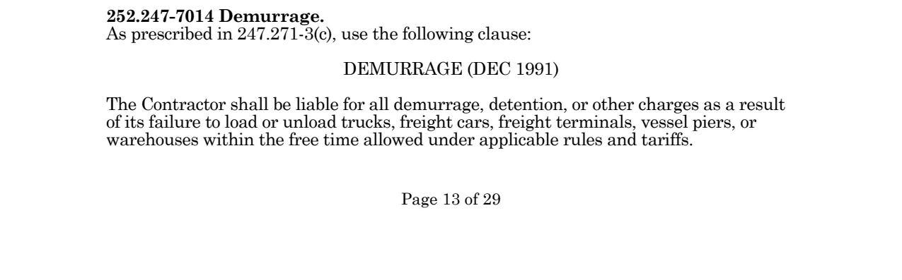 Source page for 252.247-7014