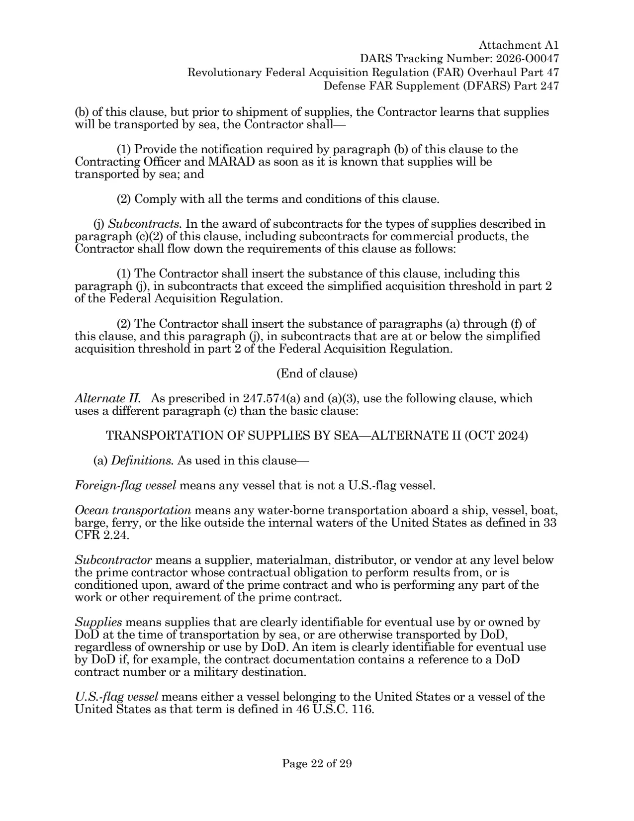 Source page for 252.247-7023