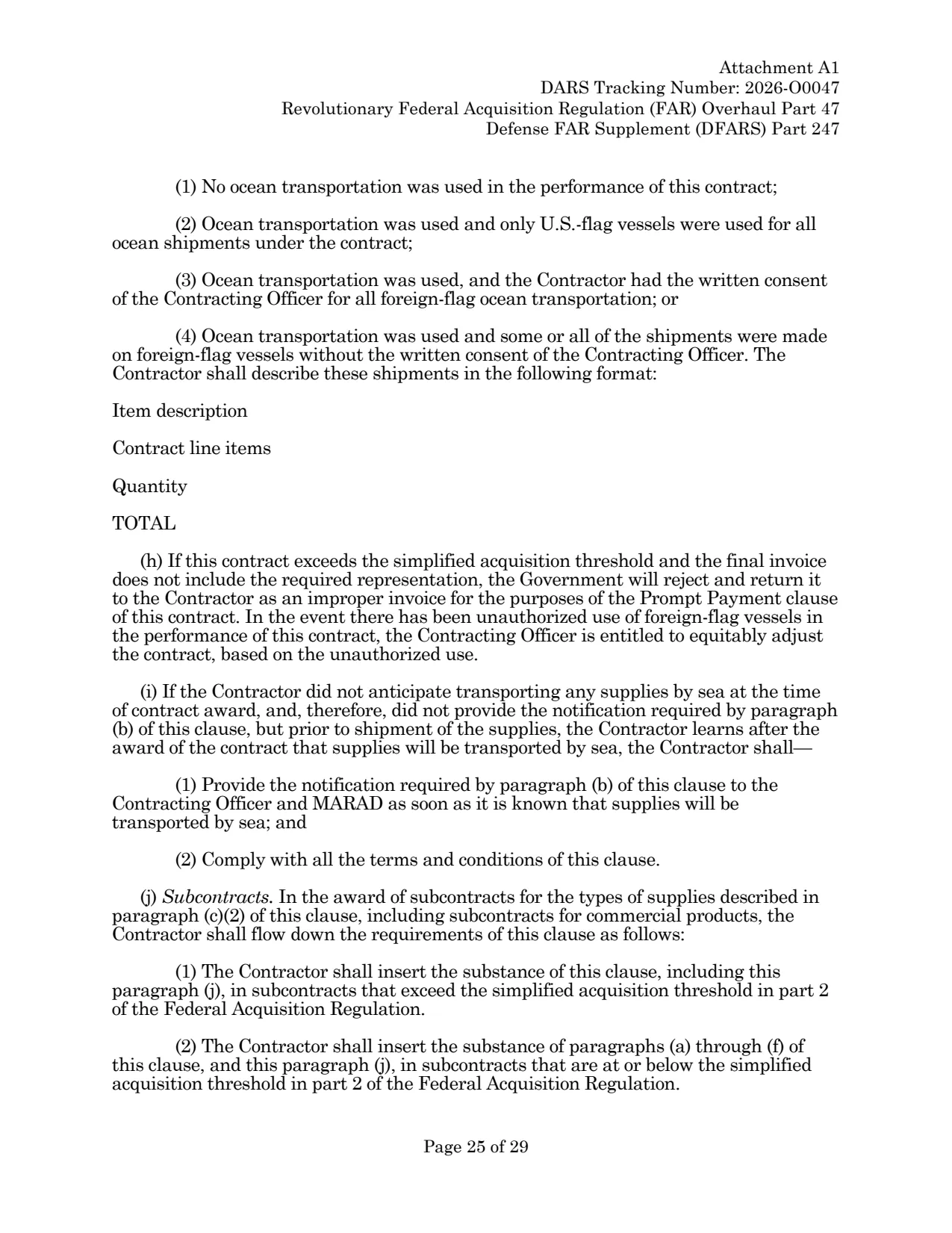 Source page for 252.247-7023
