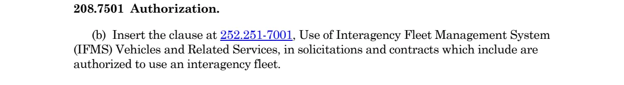 Prescription for 252.251-7001